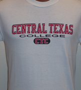 Teeshirt White W/ Red/ Black Ctc Logo/Small