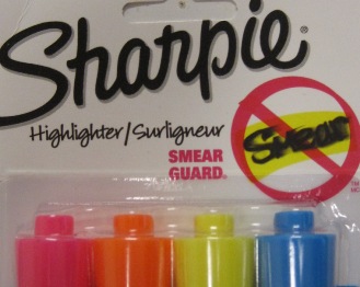 Highlighter Sharpie 4Pk 25174 (SKU 100362351028)