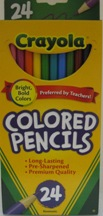 Pencil Colored 24Ct Crayola