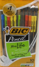 Pencil Mech Xtra Life .7Mm Bic 10Pk 90576