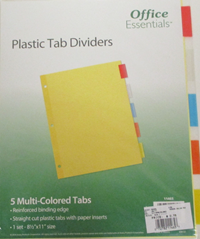 Dividers/Colored 11465
