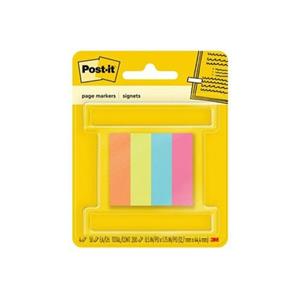 POST-IT PAGE MARKERS 1X3 ASST FLUOR 50CT