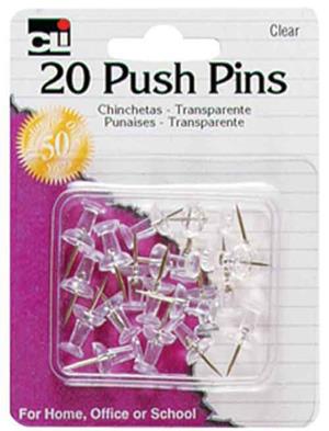 PUSH PINS 20 CT 20210
