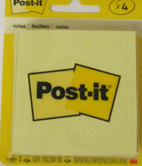 Post-It Yellow 4Pk