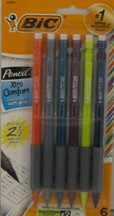 Pencil Mech Matic Grip 6Pk 0.7 42603