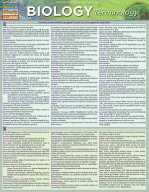 BIOLOGY TERMINOLOGY