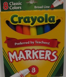 Markers Classic Broad Crayola 8Pk