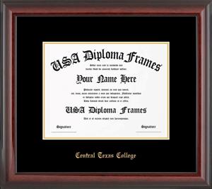 DIPLOMA FRAME SINGLE CHERRY GLOSSY SUEDE