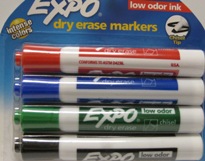 Marker Dry Erase 4Pk