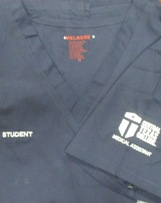 SCRUB TOP MED ASST
