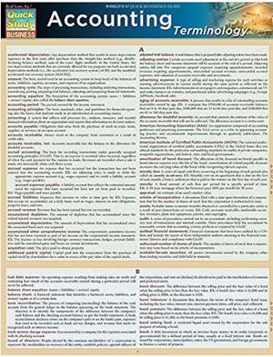 ACCOUNTING TERMINOLOGY