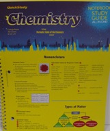 Chemistry Quickstudy Notebook