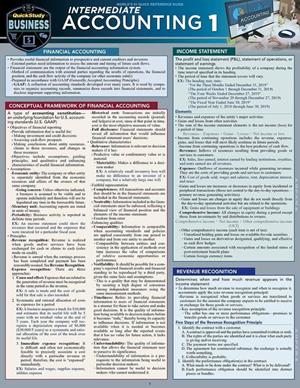 INTERMEDIATE ACCOUNTING 1