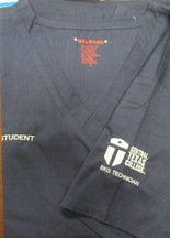 SCRUB TOP EKG TECH