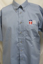 Shirt Shield Emb Color Denim