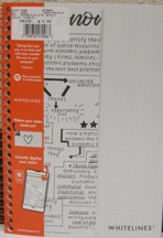 Notebook 8.25 X 5.75  Dotted Whitelines