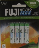 Batteries Alkaline Aaa 4 Pack Fuji (SKU 105560231028)