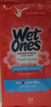 Wet Ones Fresh Wipes (SKU 105564501001)