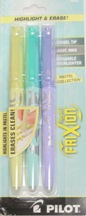 Highlighter Frixion 3Pk Pastels 46542