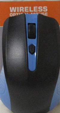 Mouse Wireless Blue/Blk