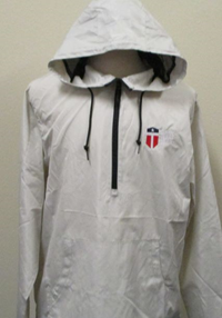 Windbreaker Pullover Grey Lg