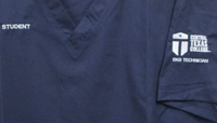 SCRUB TOP EKG TECH