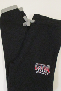 Fleece Joggers Blackw/Red Design