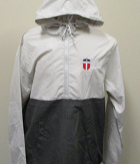 Anorak Windbreaker Pullover Smoke Lg