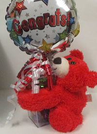 13" GRADUATION BEAR W/CANDY assorted