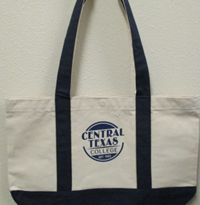 Tote Bag Navy W Navy Imprint