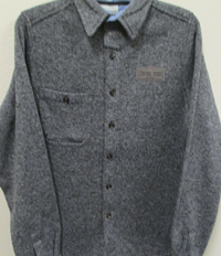 Keegan Fleece Button Up Charcoal