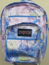Big Student Backpack Batik Wash Tie Dye
