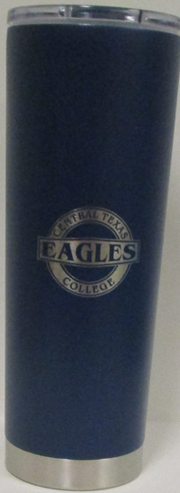 24 Oz Stainless Steel Tumbler Eagles Dark Blue