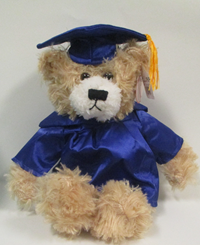 Graduation Bear W/Cap & Gown