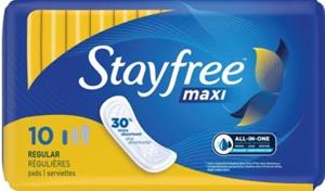 STAYTFREE MAXI PADS REGULAR