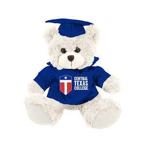 PLUSH-12" GRAD BEAR CTC CREAM