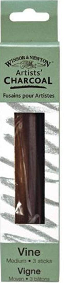 CHARCOAL ARTISTS VINE MED BOX OF 3