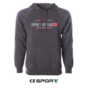 CTC branded embroidered marque style logo hoodie